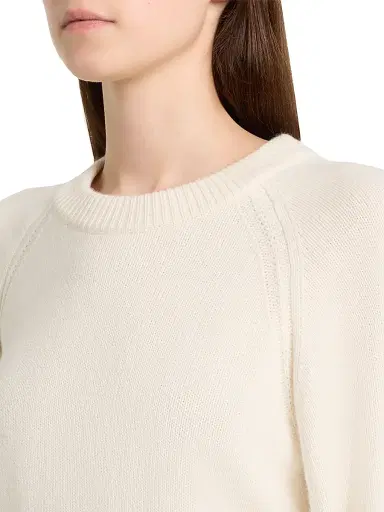 Guest in Residence Women's Cashmere Puff-Sleeve Sweater - Cream | Thumbnail 5 Guest in Residence Women's Cashmere Puff-Sleeve Sweater - Cream | Thumbnail 5