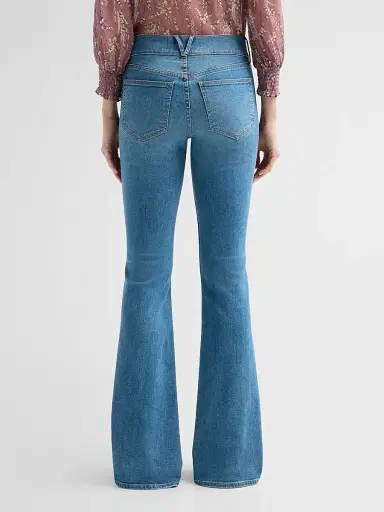 Veronica Beard Women's Beverly Mid-Rise Skinny Flare Jeans | Thumbnail 3 Veronica Beard Women's Beverly Mid-Rise Skinny Flare Jeans | Thumbnail 3