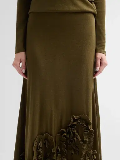 Ulla Johnson Women's Heloise Jersey Midi Skirt | Thumbnail 5 Ulla Johnson Women's Heloise Jersey Midi Skirt | Thumbnail 5