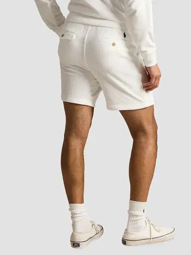 Polo Ralph Lauren Men's Polo Prepster Terry Shorts - White | Thumbnail 3 Polo Ralph Lauren Men's Polo Prepster Terry Shorts - White | Thumbnail 3