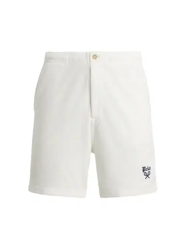 Polo Ralph Lauren Men's Polo Prepster Terry Shorts - White | Thumbnail 1 Polo Ralph Lauren Men's Polo Prepster Terry Shorts - White | Thumbnail 1