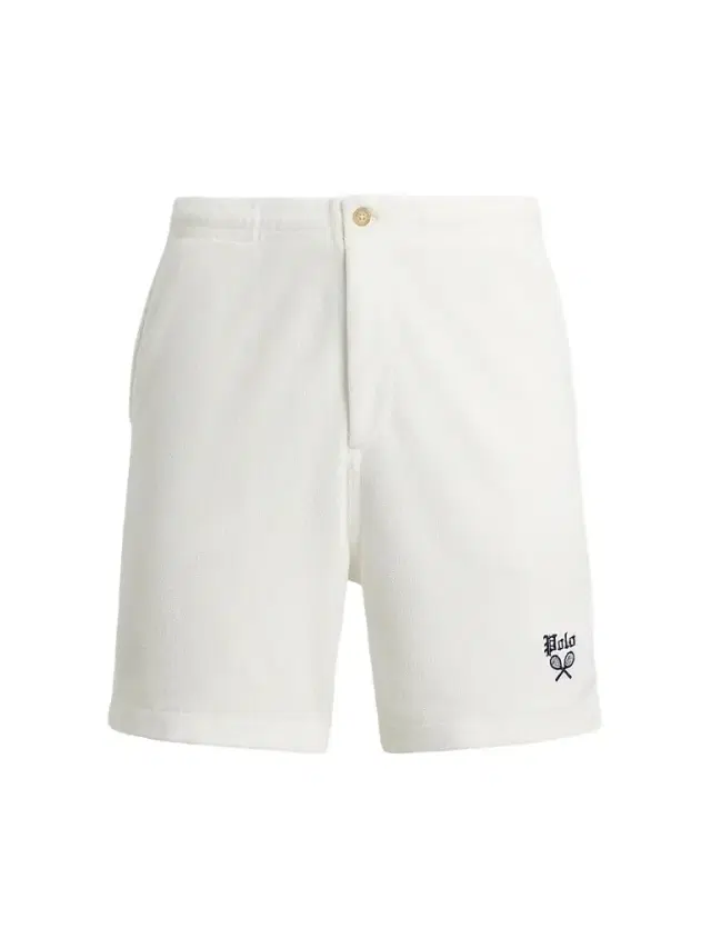 Men's Polo Prepster Terry Shorts - White Men's Polo Prepster Terry Shorts - White