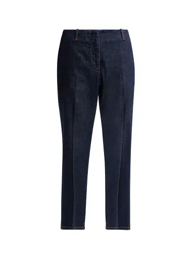 Dries Van Noten Women's Paloma Denim Pants - Indigo | Thumbnail 1 Dries Van Noten Women's Paloma Denim Pants - Indigo | Thumbnail 1