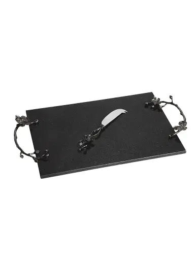 Michael Aram Black Orchid Two-Piece Cheese Board Set | Thumbnail 1 Michael Aram Black Orchid Two-Piece Cheese Board Set | Thumbnail 1