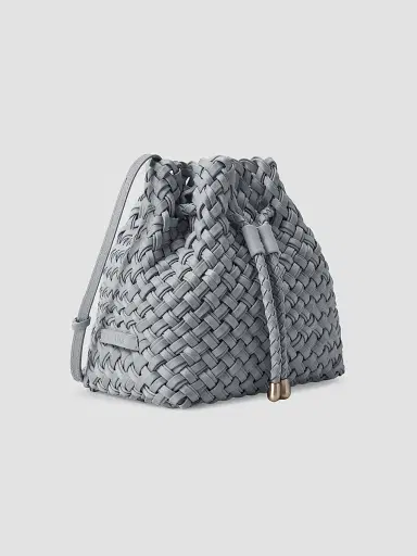 Naghedi Women's Gramercy Double Weave Bucket Bag | Thumbnail 4 Naghedi Women's Gramercy Double Weave Bucket Bag | Thumbnail 4