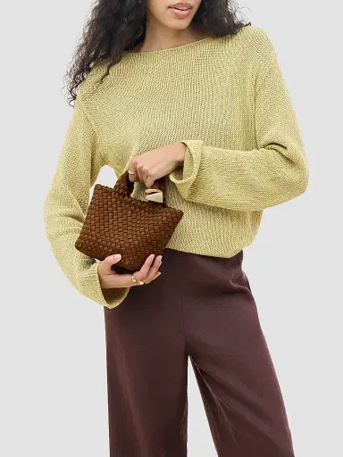 Naghedi Women's St. Barths Petit Beads Top Handle Bag | Thumbnail 3 Naghedi Women's St. Barths Petit Beads Top Handle Bag | Thumbnail 3