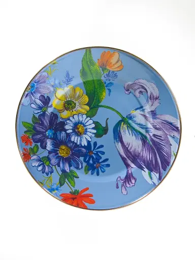 MacKenzie-Childs Flower Market Dinner Plate - White | Thumbnail 2 MacKenzie-Childs Flower Market Dinner Plate - White | Thumbnail 2
