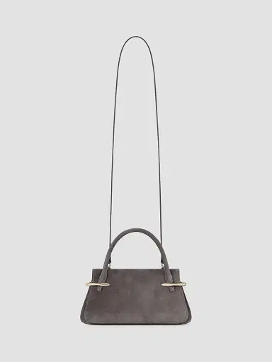 Givenchy Women's Medium Pinch Top Handle Bag in Suede Leather | Thumbnail 3 Givenchy Women's Medium Pinch Top Handle Bag in Suede Leather | Thumbnail 3