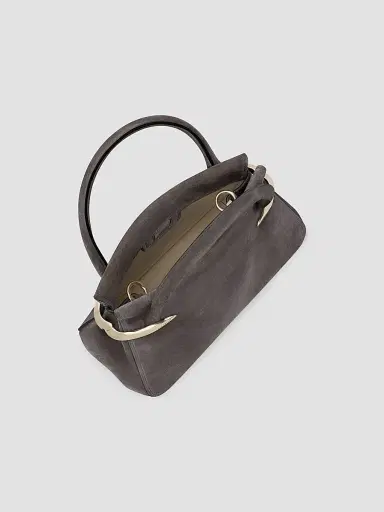 Givenchy Women's Medium Pinch Top Handle Bag in Suede Leather | Thumbnail 4 Givenchy Women's Medium Pinch Top Handle Bag in Suede Leather | Thumbnail 4