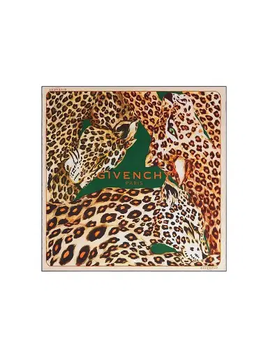 Givenchy Women's Square in Silk with Leopards Print | Thumbnail 1 Givenchy Women's Square in Silk with Leopards Print | Thumbnail 1