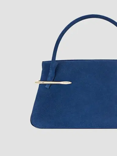 Givenchy Women's Medium Pinch Top Handle Bag in Suede Leather | Thumbnail 5 Givenchy Women's Medium Pinch Top Handle Bag in Suede Leather | Thumbnail 5