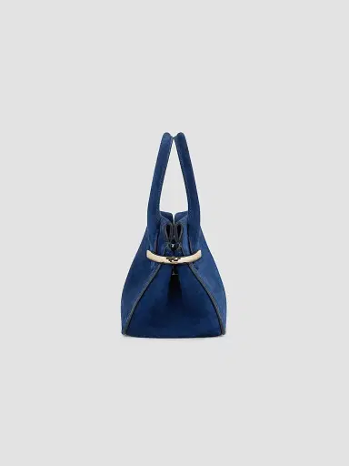 Givenchy Women's Mini Pinch Top Handle Bag in Suede Leather | Thumbnail 2 Givenchy Women's Mini Pinch Top Handle Bag in Suede Leather | Thumbnail 2