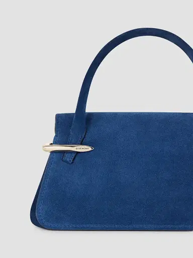 Givenchy Women's Mini Pinch Top Handle Bag in Suede Leather | Thumbnail 4 Givenchy Women's Mini Pinch Top Handle Bag in Suede Leather | Thumbnail 4