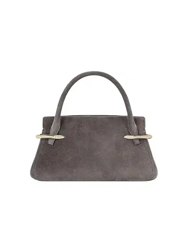 Givenchy Women's Mini Pinch Top Handle Bag in Suede Leather | Thumbnail 1 Givenchy Women's Mini Pinch Top Handle Bag in Suede Leather | Thumbnail 1