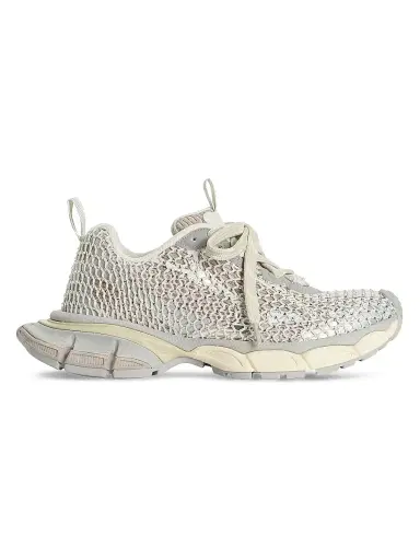 Balenciaga Women's 3XL Fishnet Sneakers - Eggshell | Thumbnail 1 Balenciaga Women's 3XL Fishnet Sneakers - Eggshell | Thumbnail 1