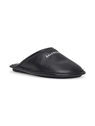 Balenciaga Men's Home Mule - Black White | Thumbnail 2 Balenciaga Men's Home Mule - Black White | Thumbnail 2