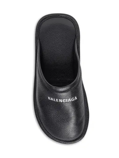 Balenciaga Men's Home Mule - Black White | Thumbnail 7 Balenciaga Men's Home Mule - Black White | Thumbnail 7
