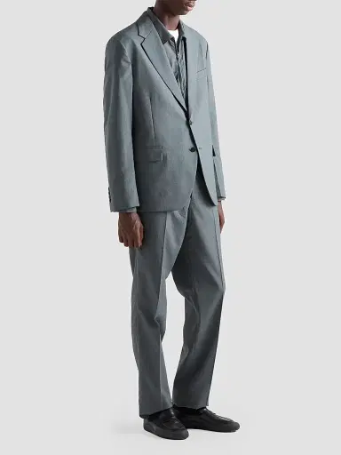 Prada Men's Wool Zipper Shirt - Grey - Size XXL | Thumbnail 2 Prada Men's Wool Zipper Shirt - Grey - Size XXL | Thumbnail 2
