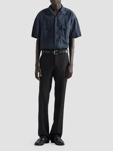Prada Men's Cotton Blend Shirt | Thumbnail 2 Prada Men's Cotton Blend Shirt | Thumbnail 2