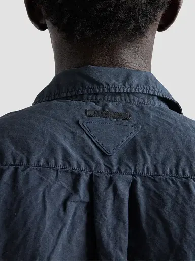 Prada Men's Cotton Blend Shirt | Thumbnail 6 Prada Men's Cotton Blend Shirt | Thumbnail 6