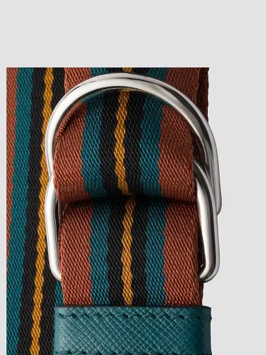 Prada Men's Woven Nylon Belt | Thumbnail 3 Prada Men's Woven Nylon Belt | Thumbnail 3
