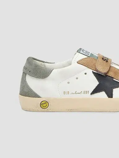 Golden Goose Baby Boy's, Little Boy's & Boy's Old School Leather Sneakers - White 10 (Toddler) | Thumbnail 4 Golden Goose Baby Boy's, Little Boy's & Boy's Old School Leather Sneakers - White 10 (Toddler) | Thumbnail 4