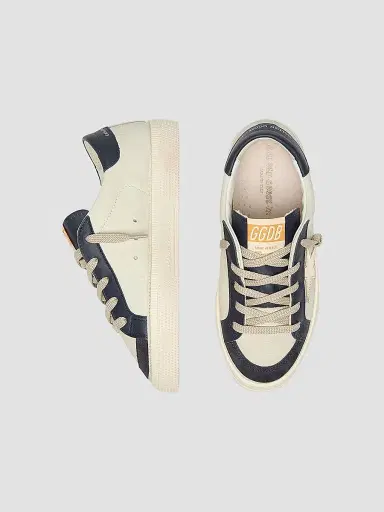 Golden Goose Baby's, Little Kid's & Kid's May Nabuk Low-Top Sneakers - Dirty White 3 (Child) | Thumbnail 3 Golden Goose Baby's, Little Kid's & Kid's May Nabuk Low-Top Sneakers - Dirty White 3 (Child) | Thumbnail 3