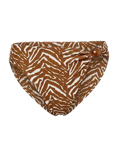 NICHOLAS Women's Salina Beaded Bikini Bottom - Abstract Animal | Thumbnail 1 NICHOLAS Women's Salina Beaded Bikini Bottom - Abstract Animal | Thumbnail 1