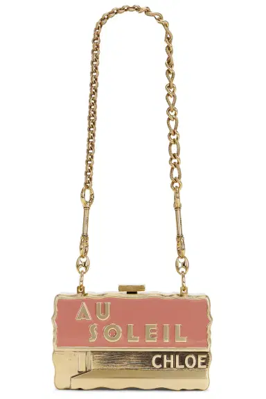Chloe Au Soleil Brass Shoulder Bag | Thumbnail 1 Chloe Au Soleil Brass Shoulder Bag | Thumbnail 1