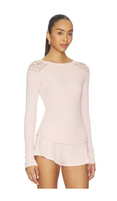 Free People X Intimately Made You Blush Layering Top | Thumbnail 2 Free People X Intimately Made You Blush Layering Top | Thumbnail 2