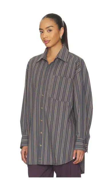 Free People X We The Free Freddie Striped Shirt | Thumbnail 2 Free People X We The Free Freddie Striped Shirt | Thumbnail 2