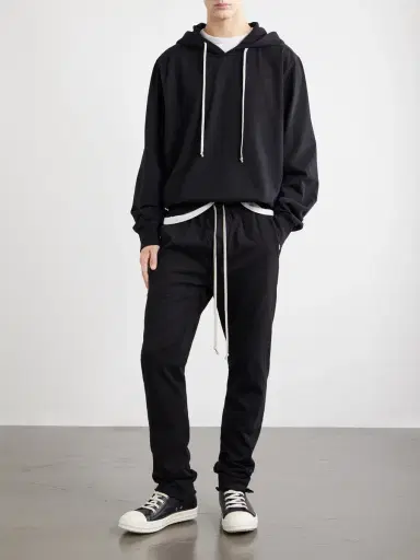 DRKSHDW by Rick Owens Berlin Tapered Cotton-Jersey Sweatpants - Men | Thumbnail 2 DRKSHDW by Rick Owens Berlin Tapered Cotton-Jersey Sweatpants - Men | Thumbnail 2