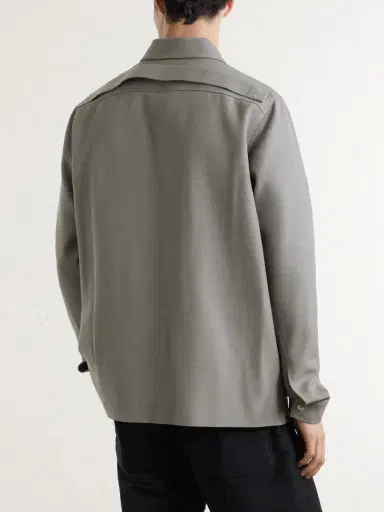 Rick Owens Brad Wool-Drill Jacket - Men | Thumbnail 4 Rick Owens Brad Wool-Drill Jacket - Men | Thumbnail 4
