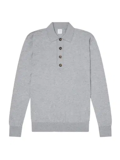 ELEVENTY Cotton and Cashmere-Blend Polo Shirt - Men | Thumbnail 1 ELEVENTY Cotton and Cashmere-Blend Polo Shirt - Men | Thumbnail 1