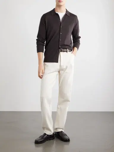 Slowear Zanone Knitted Virgin Wool Shirt - Men | Thumbnail 2 Slowear Zanone Knitted Virgin Wool Shirt - Men | Thumbnail 2