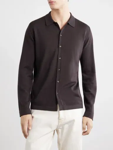 Slowear Zanone Knitted Virgin Wool Shirt - Men | Thumbnail 3 Slowear Zanone Knitted Virgin Wool Shirt - Men | Thumbnail 3