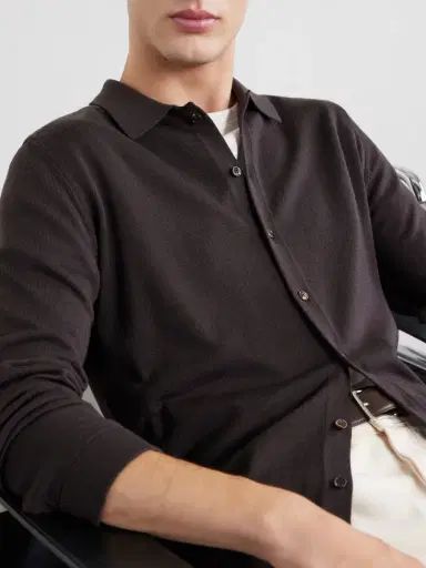 Slowear Zanone Knitted Virgin Wool Shirt - Men | Thumbnail 5 Slowear Zanone Knitted Virgin Wool Shirt - Men | Thumbnail 5