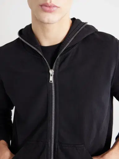 DRKSHDW by Rick Owens Gimp Cotton-Jersey Zip-Up Hoodie - Men | Thumbnail 5 DRKSHDW by Rick Owens Gimp Cotton-Jersey Zip-Up Hoodie - Men | Thumbnail 5