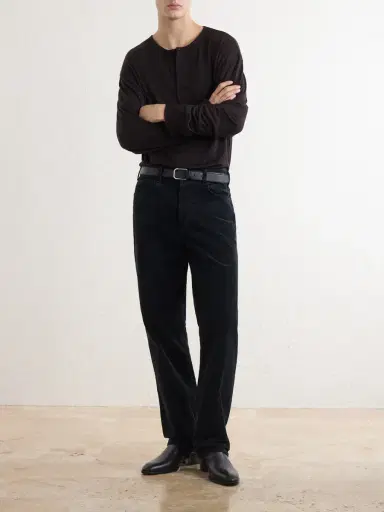 Nili Lotan Billie Straight-Leg Cotton-Blend Corduroy Trousers - Men | Thumbnail 2 Nili Lotan Billie Straight-Leg Cotton-Blend Corduroy Trousers - Men | Thumbnail 2
