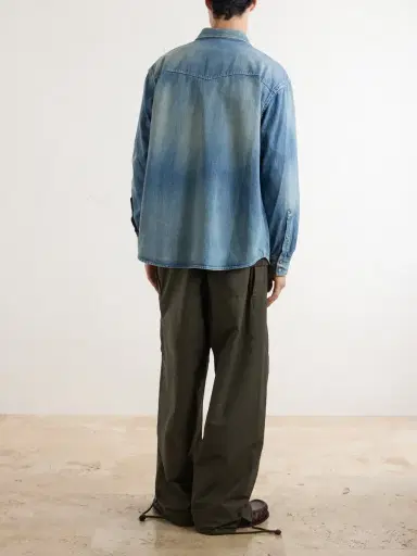 A.PRESSE Vintage Western Denim Shirt - Men | Thumbnail 4 A.PRESSE Vintage Western Denim Shirt - Men | Thumbnail 4