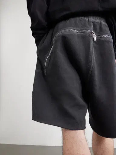 DRKSHDW by Rick Owens Straight-Leg Cotton-Jersey Drawstring Shorts - Men | Thumbnail 5 DRKSHDW by Rick Owens Straight-Leg Cotton-Jersey Drawstring Shorts - Men | Thumbnail 5