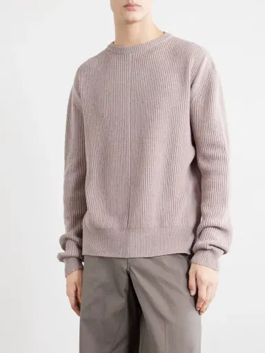 Rick Owens Fisherman Virgin Wool Sweater - Men | Thumbnail 3 Rick Owens Fisherman Virgin Wool Sweater - Men | Thumbnail 3