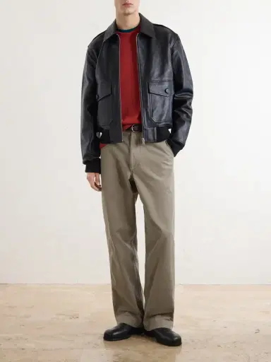 A.P.C. Gael Leather Jacket - Men | Thumbnail 2 A.P.C. Gael Leather Jacket - Men | Thumbnail 2
