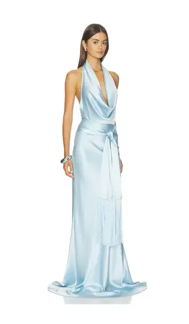 SAU LEE Sabina Satin Gown | Thumbnail 2 SAU LEE Sabina Satin Gown | Thumbnail 2