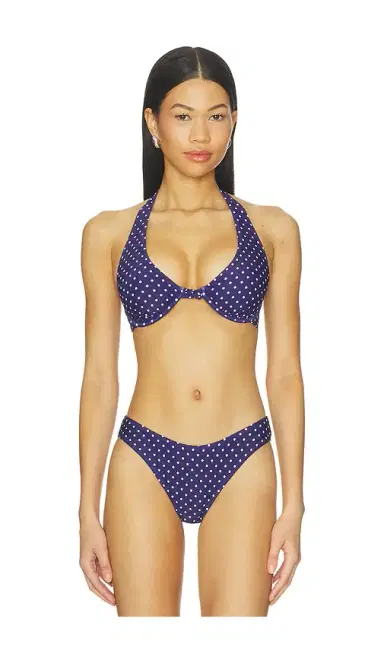 WeWoreWhat Tie Halter Bikini Top | Thumbnail 1 WeWoreWhat Tie Halter Bikini Top | Thumbnail 1
