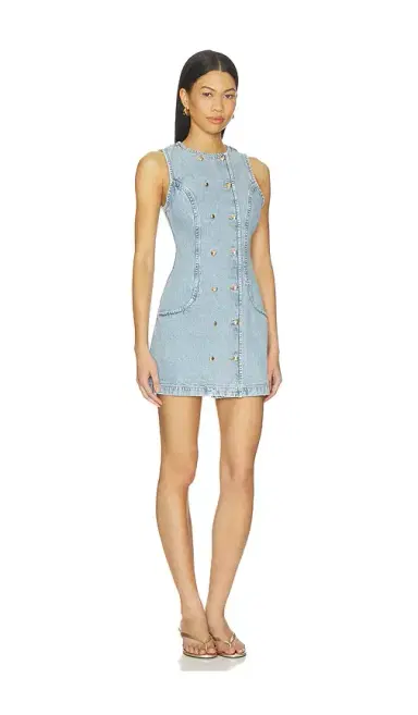retrofete Hanna Denim Dress | Thumbnail 2 retrofete Hanna Denim Dress | Thumbnail 2