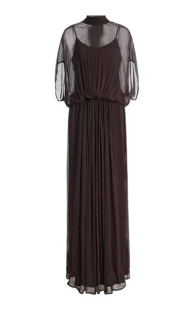 Staud Viviana Silk Maxi Dress | Thumbnail 1 Staud Viviana Silk Maxi Dress | Thumbnail 1