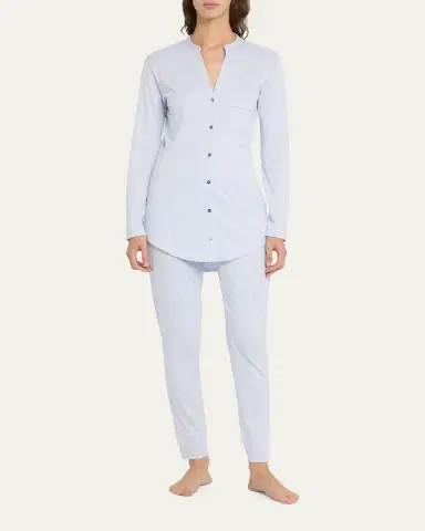 Hanro Pure Essence Two-Piece Pajama Set | Thumbnail 3 Hanro Pure Essence Two-Piece Pajama Set | Thumbnail 3