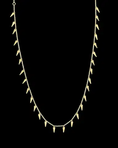 Sydney Evan 14k Pure Small Fringe Necklace | Thumbnail 2 Sydney Evan 14k Pure Small Fringe Necklace | Thumbnail 2