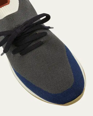 Loro Piana Men's Flexy Walk Knit Trainer Sneakers | Thumbnail 3 Loro Piana Men's Flexy Walk Knit Trainer Sneakers | Thumbnail 3